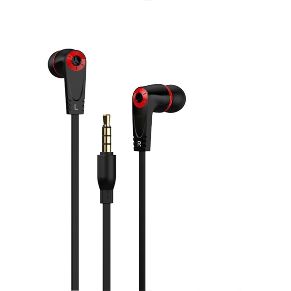 IRIS G-13 mikrofonos fülhallgató fekete-piros