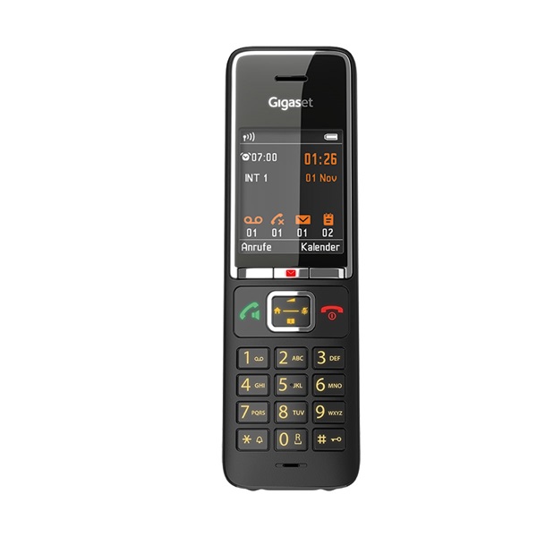 TELEFON készülék, DECT / hordozható Gigaset Comfort 550 FEKETE (S30852-H3001-S204)