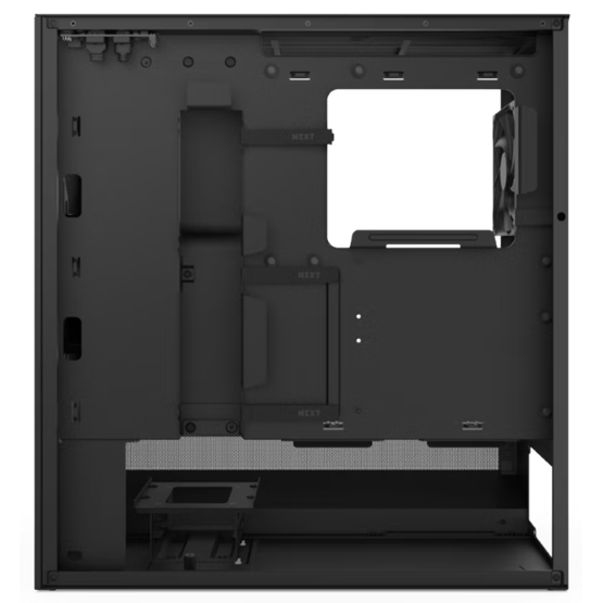  NZXT Midi  H5 Flow (2024)  Matt fekete   CC-H52FB-01 Számítógépház