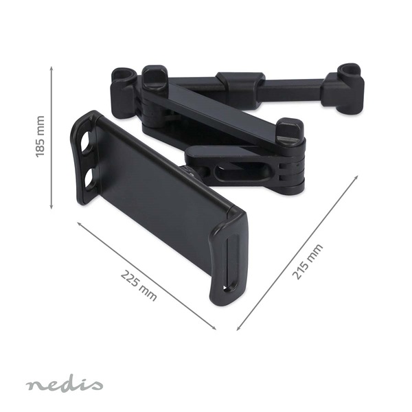 Nedis TCMT210BK autós tablet / telefon tartó konzol 4,7 - 12,5" fejtámlára