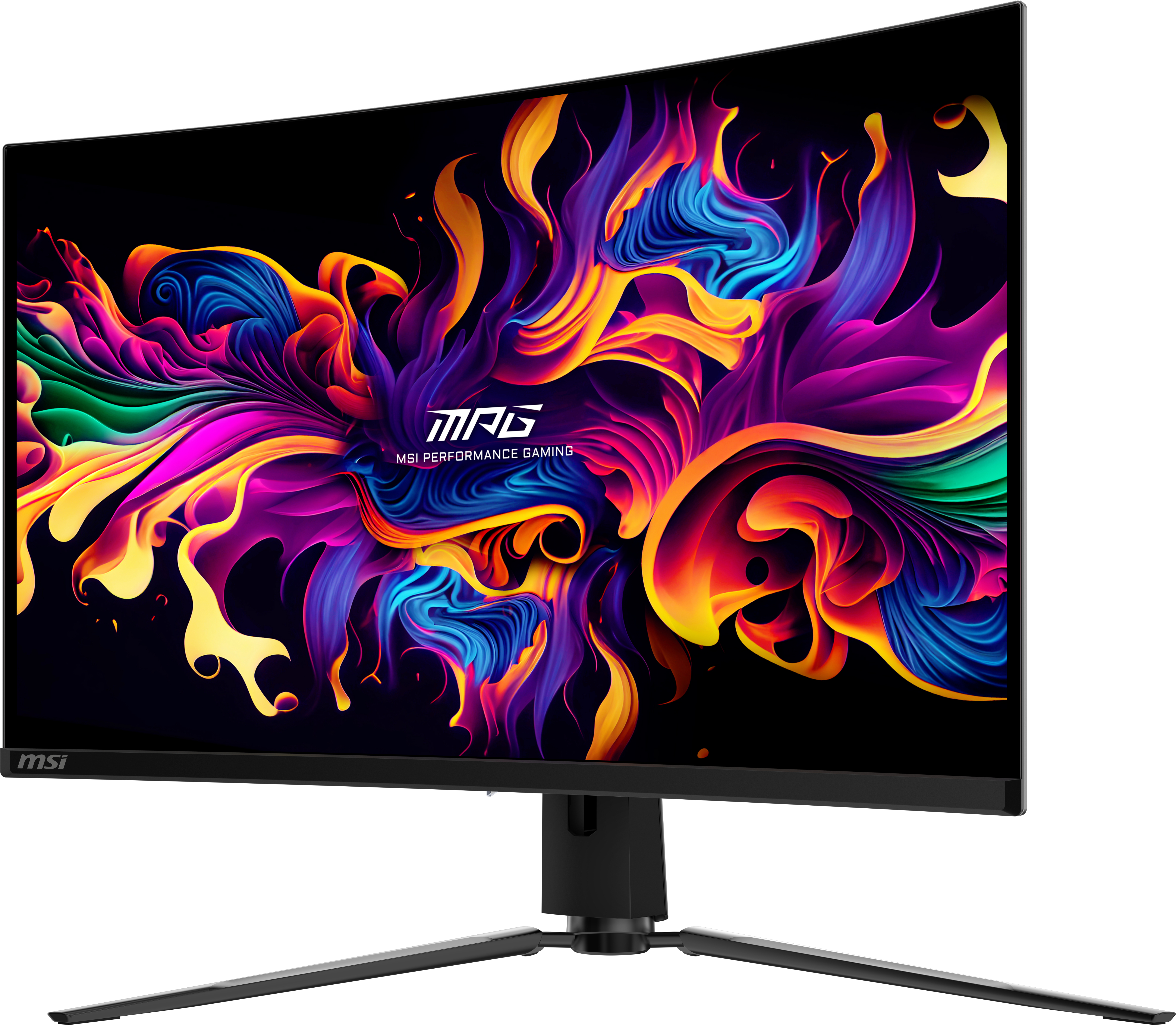 MSI  31,5" MPG 321CURX QD-OLED Monitor - 3840x2160, UHD, 240Hz, 0,03ms,  Ívelt, Gamer, Fekete