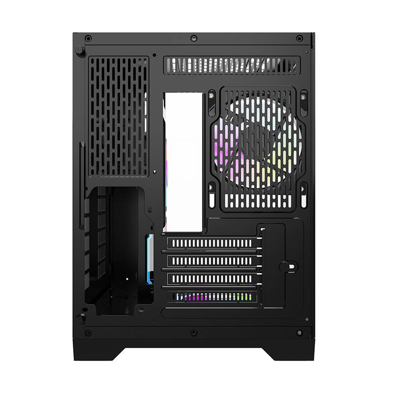 Darkflash FT350 számítógépház + 5 ARGB ventilátor (fekete)
