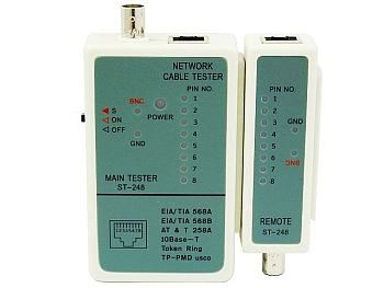 Gembird RJ-45 és RG-58 kábel tesztelő (NCT-1) Gembird RJ-45 és RG-58 kábel tesztelő (NCT-1)