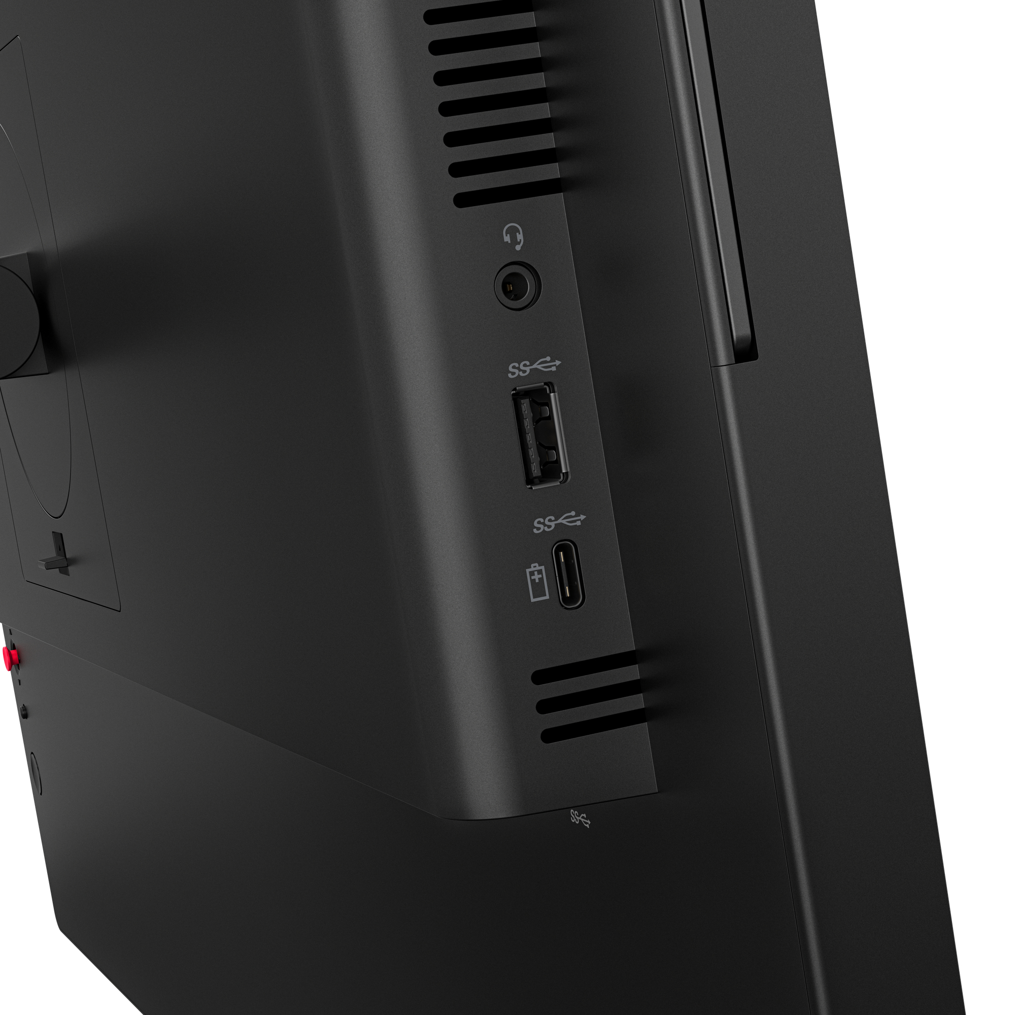 Lenovo 23,8" ThinkVision T24-4v Monitor - 1920x1080, Full HD, LED, IPS, Pivot, Hangszóró Fekete