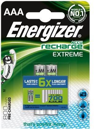 Energizer Extreme 800 mAh AAA akkumulátor (2db/csomag) (7638900350005) Energizer Extreme 800 mAh AAA akkumulátor (2db/csomag) (7638900350005)