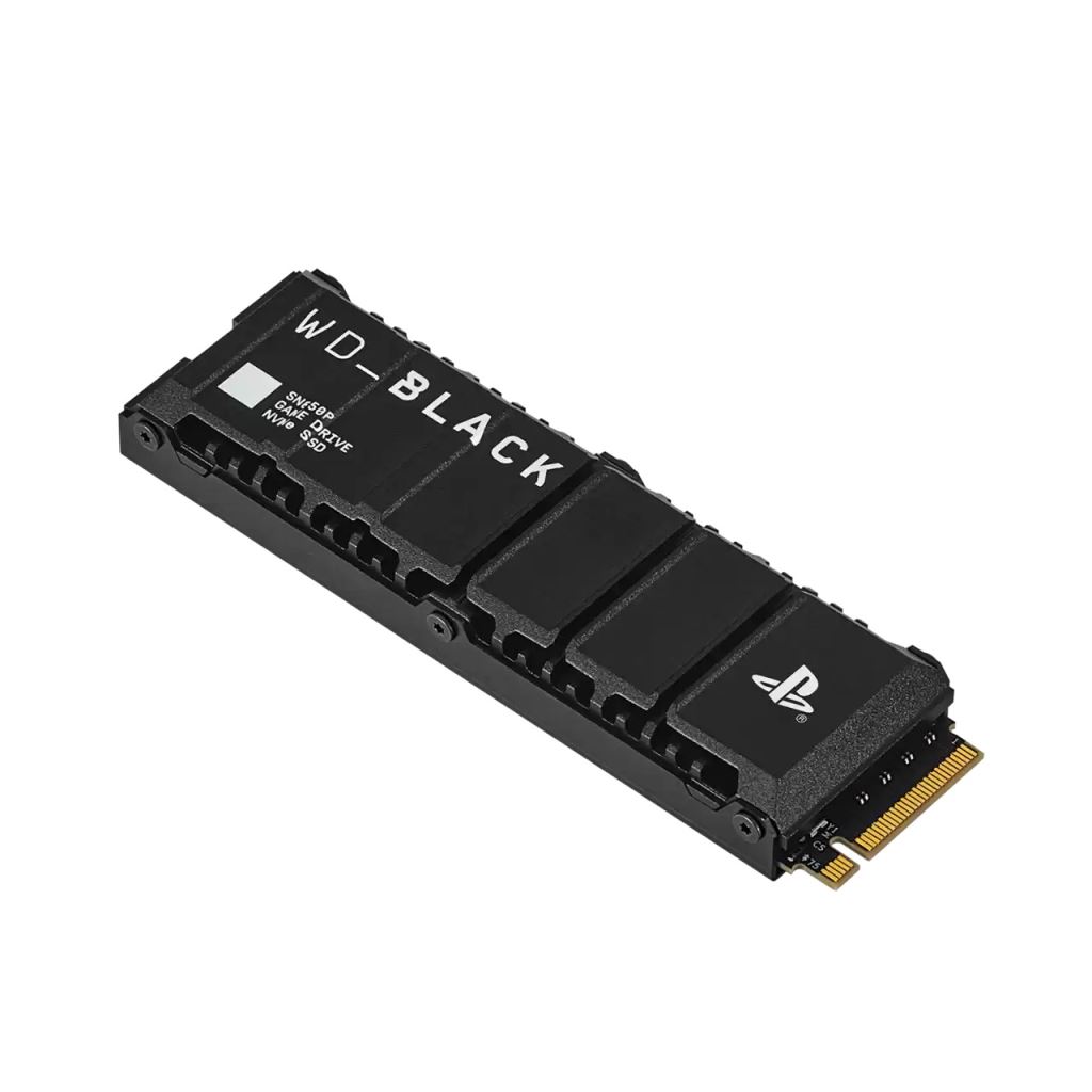Western Digital 4TB M.2 2280 NVMe SN850P for PS5 with Heatsink Black SSD