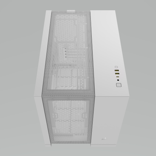 CORSAIR 2500D Airflow Tempered Glass Mid-Tower számítógépház Fehér