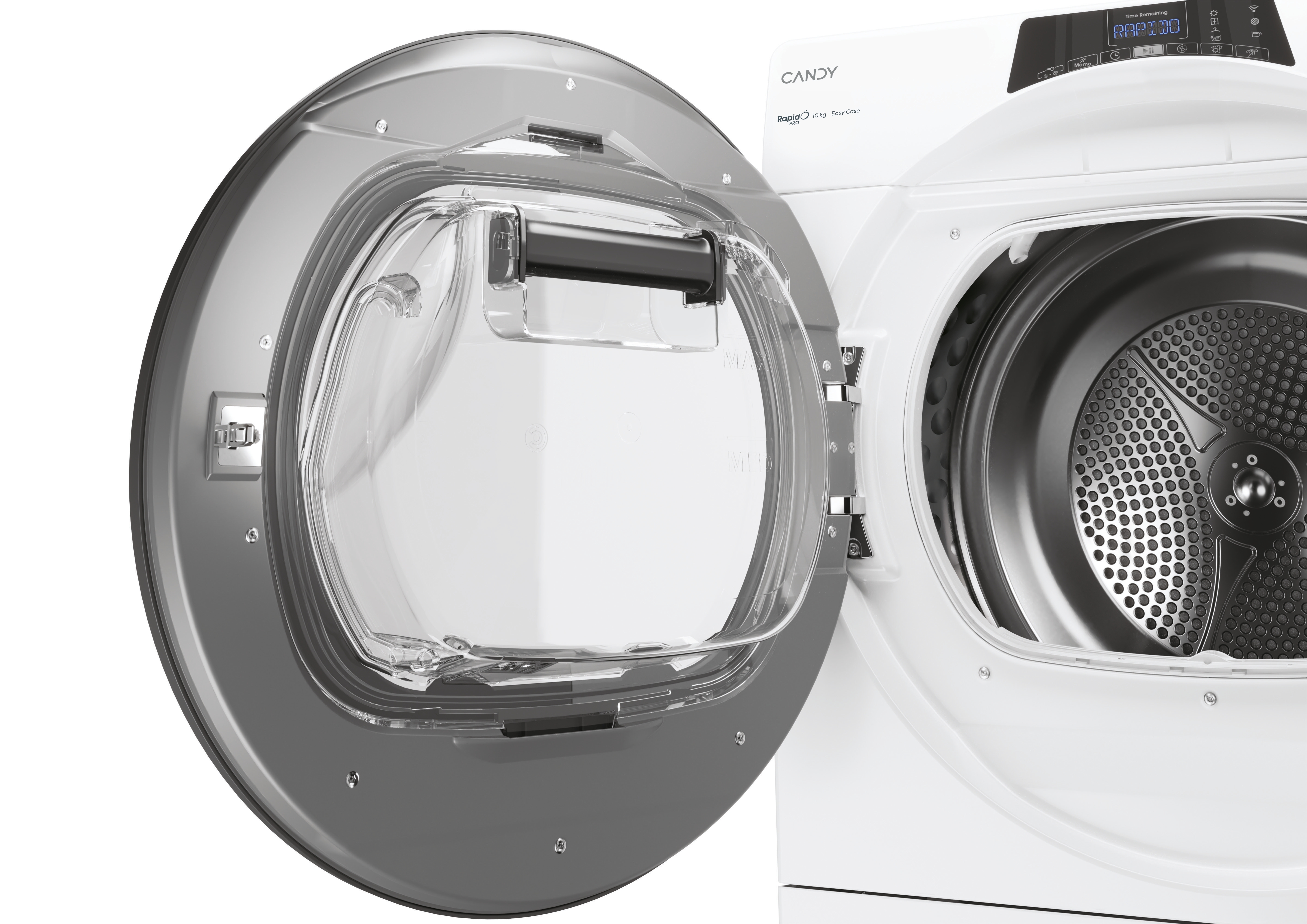 Candy RPE H10A2TER-S Hőszivattyús szárítógép – 10 Kg, B Energiaosztály, WiFi, hOn applikácóval, Snap&Dry, Super Easy Iron