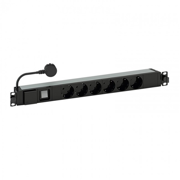 Legrand rack elosztósor 1U 19" 6 aljzat túlfeszültségvédő (646836) Legrand rack elosztósor 1U 19" 6 aljzat túlfeszültségvédő (646836)