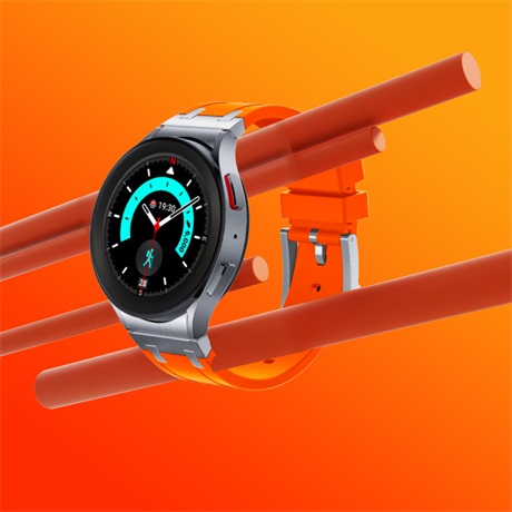 Mybandz 53273 ELEMENT SZILIKON ÓRASZÍJ-SAMSUNG GALAXY WATCH 5-6-7/NARANCS-FEKETE/20MM Mybandz 53273 ELEMENT SZILIKON ÓRASZÍJ-SAMSUNG GALAXY WATCH 5-6-7/NARANCS-FEKETE/20MM