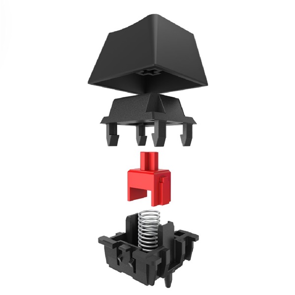 Hama "URAGE EXODUS 900" Red Switch gaming billentyűzet fekete (186013)