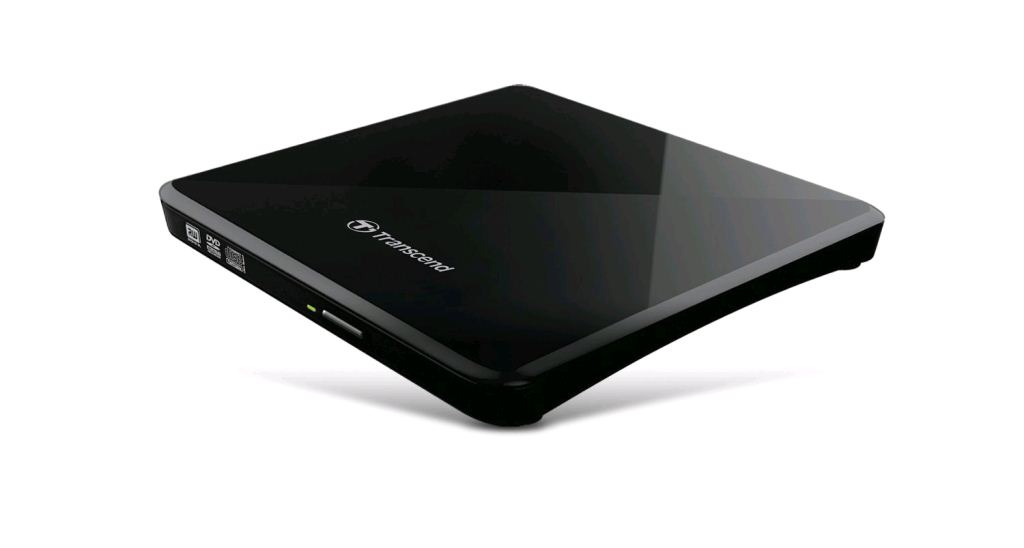 Transcend TS8XDVDS-K USB 2.0 Slim külső DVD író fekete Transcend TS8XDVDS-K USB 2.0 Slim külső DVD író fekete