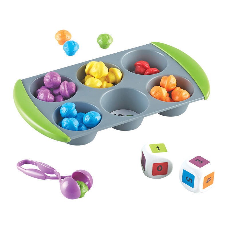 Mini Muffin Match Up Math Activity Set Learning Resources LER 5556 Mini Muffin Match Up Math Activity Set Learning Resources LER 5556
