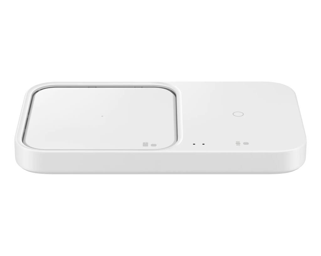 Samsung vezeték nélküli dupla töltőpad (töltőfejjel) fehér (EP-P5400TWEGEU) Samsung vezeték nélküli dupla töltőpad (töltőfejjel) fehér (EP-P5400TWEGEU)