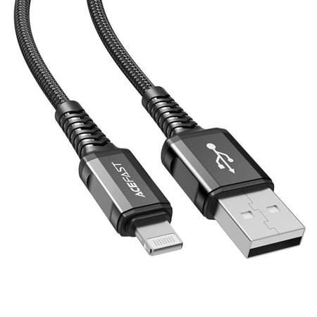 ACEFAST C1-02 USB-A - Lightning kábel 1.2m fekete ACEFAST C1-02 USB-A - Lightning kábel 1.2m fekete
