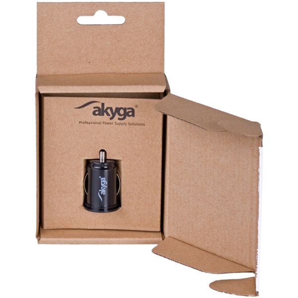 Akyga szivargyújtó adapter 2x USB 5V/2.1A  (AK-CH-02)