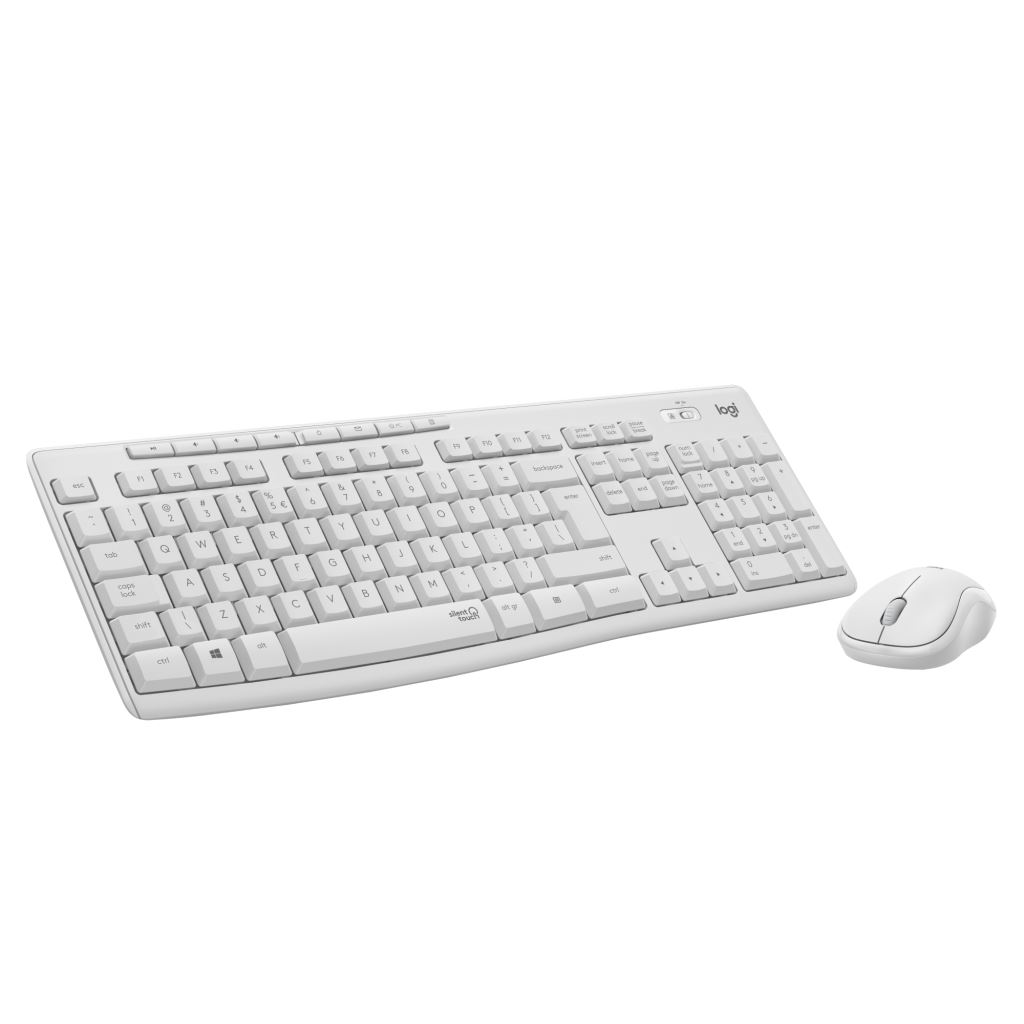 Logitech MK295 Silent vezeték nélküli amerikai nemzetközi (Qwerty) billentyűzet + egér fehér (920-009824) Logitech MK295 Silent vezeték nélküli amerikai nemzetközi (Qwerty) billentyűzet + egér fehér (920-009824)