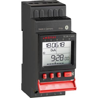 Müller SC28.21 pro4, 230V, 50-60 Hz Kalapsínes időkapcsoló óra Digitális 230 V/AC 16 A/250 V Müller SC28.21 pro4, 230V, 50-60 Hz Kalapsínes időkapcsoló óra Digitális 230 V/AC 16 A/250 V