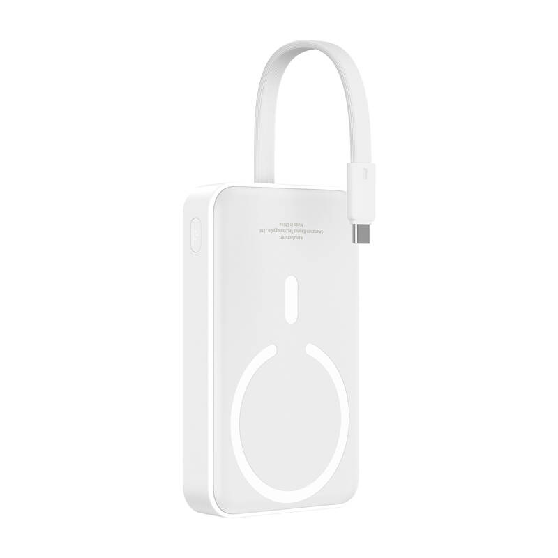 Baseus Mini 10000mAh 30W mágneses Powerbank Fehér  Bayern Edition