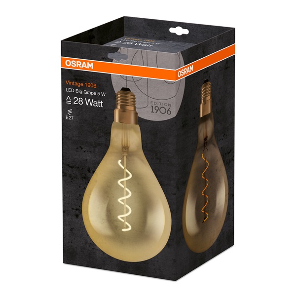 Osram Vintage 1906 LED fényforrás E27 5W (4058075091993)