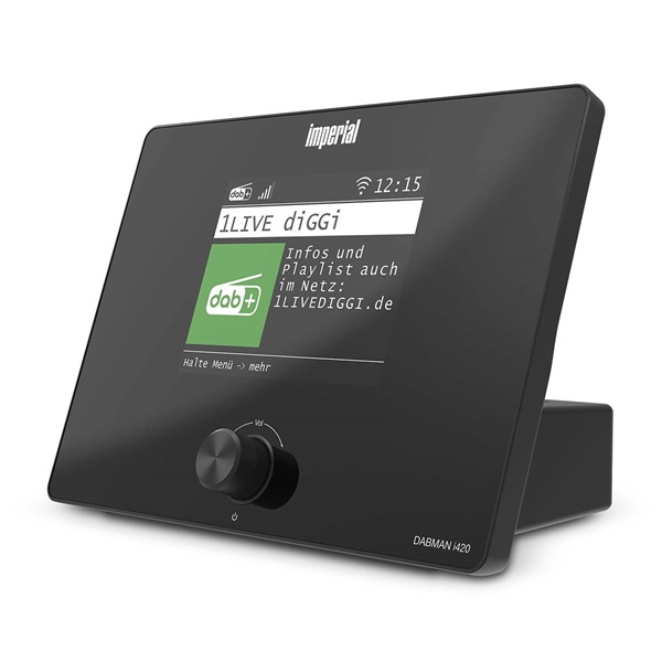 Imperial DABMANI420BK kompakt hibrid rádió (internet, DAB+, FM Hi-Fi tuner) Bluetooth®-szal