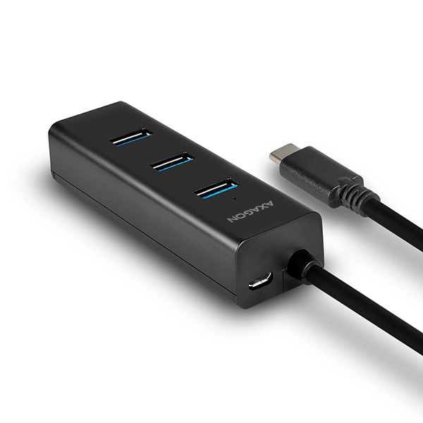 Axagon HUE-S2C négyportos USB 3.0 HUB gyorstöltéssel