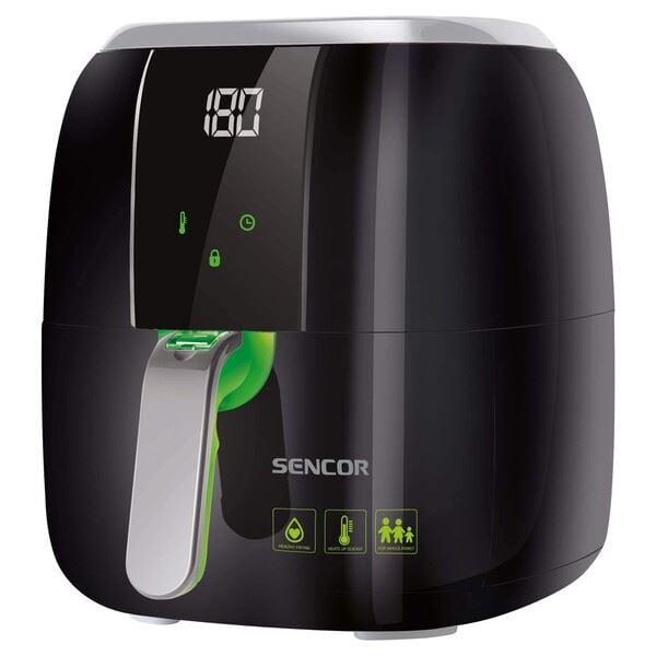 Sencor SFR 5321BK forrólevegős fritőz fekete Sencor SFR 5321BK forrólevegős fritőz fekete