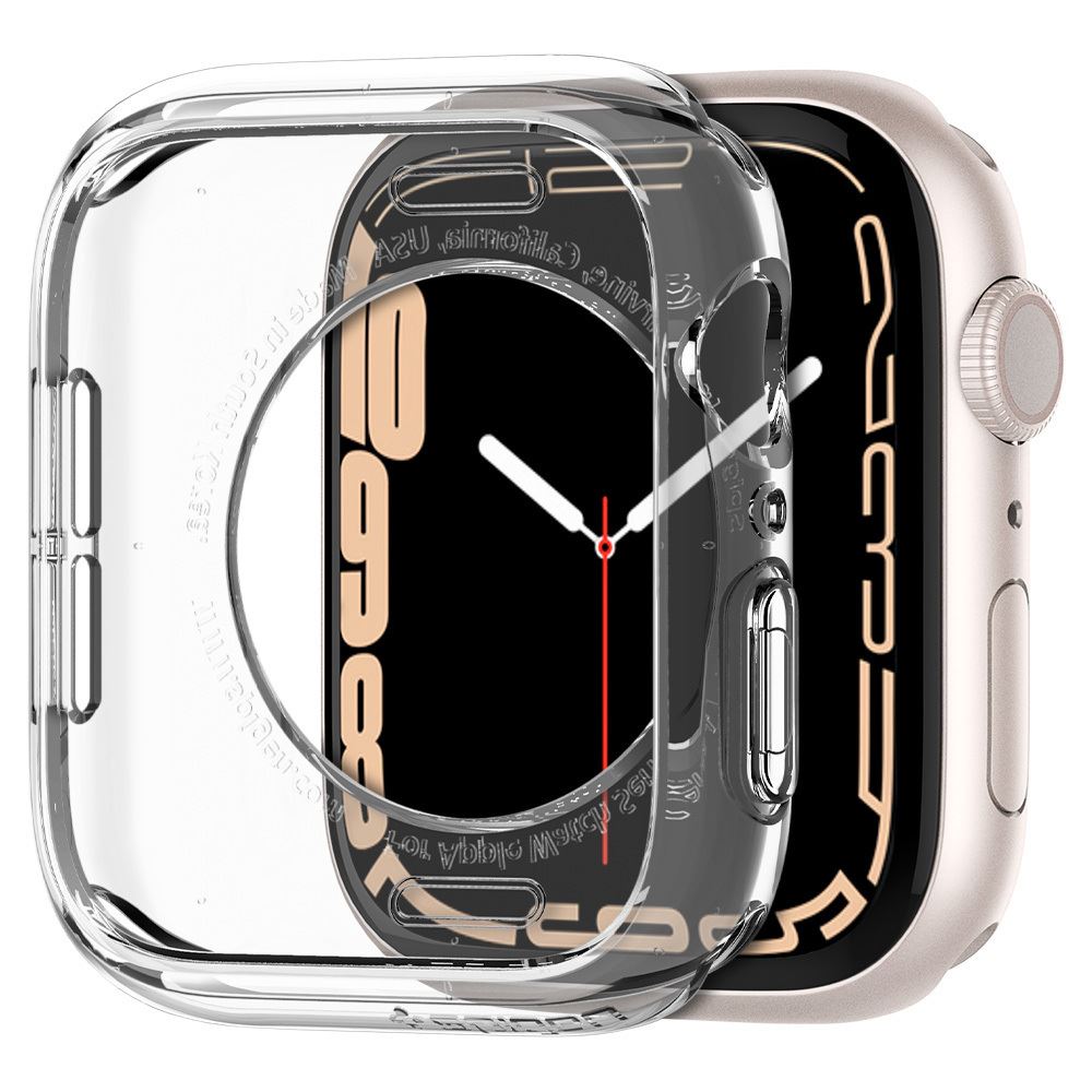 Spigen Liquid Crystal Apple Watch Series 7/6/SE/5/4 (41/40mm) tok átlátszó (ACS04195)