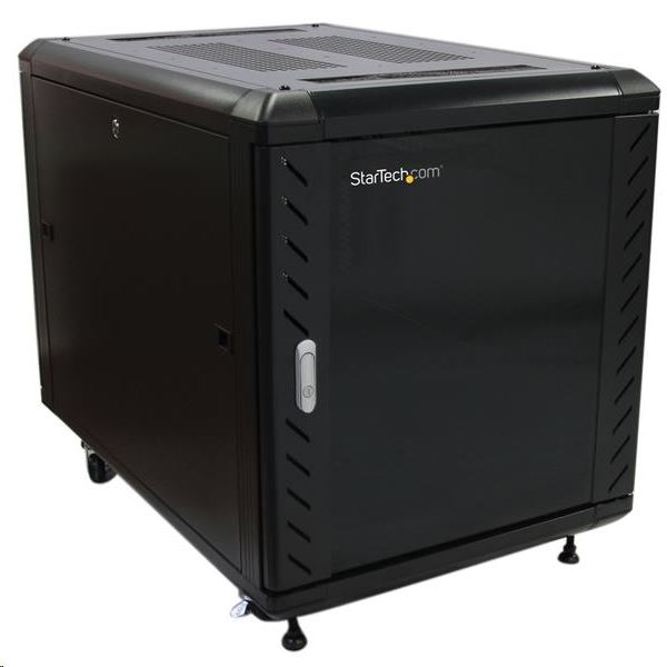 Startech.com 12U rackszekrény (RK1236BKF)