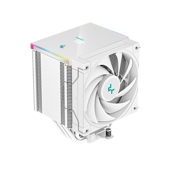 DeepCool AK500 Digital WH 28dB 4pin csatlakozó 5 db heatpipe  12cm  PWM fehér CPU Cooler 
