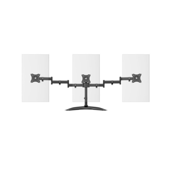 MULTIBRACKETS  M Deskstand Basic Triple 15-27" max.VESA: 100x100 mm  6 kg Asztali állvány  3 képernyős rögzítőkar
