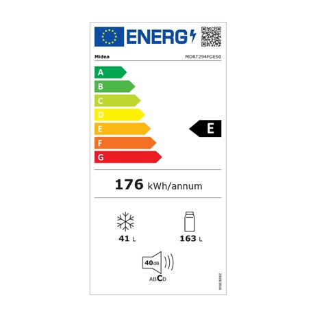 Midea MDRT294FGE50 Felülfagyasztós hűtőszekrény