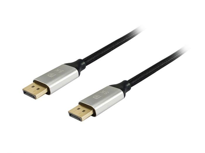 Equip 119263 DisplayPort 1.4 Premium kábel 8K/60Hz 3m fekete Equip 119263 DisplayPort 1.4 Premium kábel 8K/60Hz 3m fekete