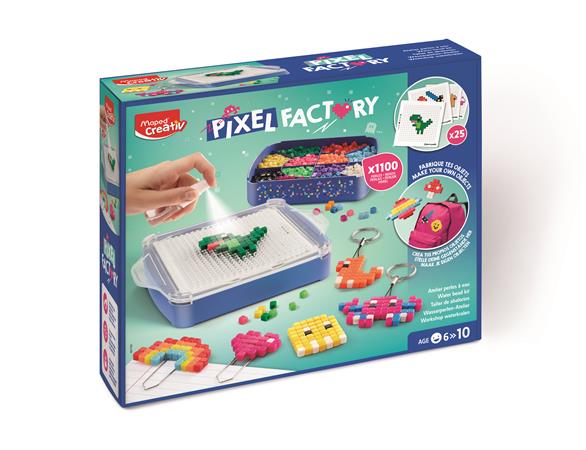 MAPED CREATIV  Pixel Factory Pixel-gyár gyöngy készlet  sablonnal