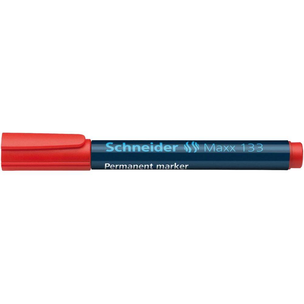 SCHNEIDER Alkoholos marker 1-4mm, vágott végű  Maxx 133 piros (20159 - 02)