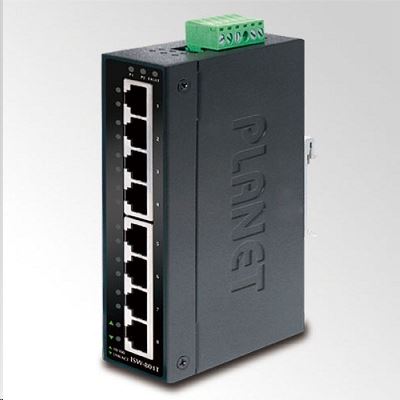 Planet LISW-801T IP30 10/100/1000Mbps 8 portos switch