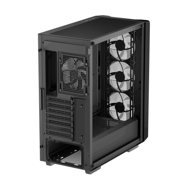 DeepCool CC560 MESH V2  ablakos  Számítógépház   fekete