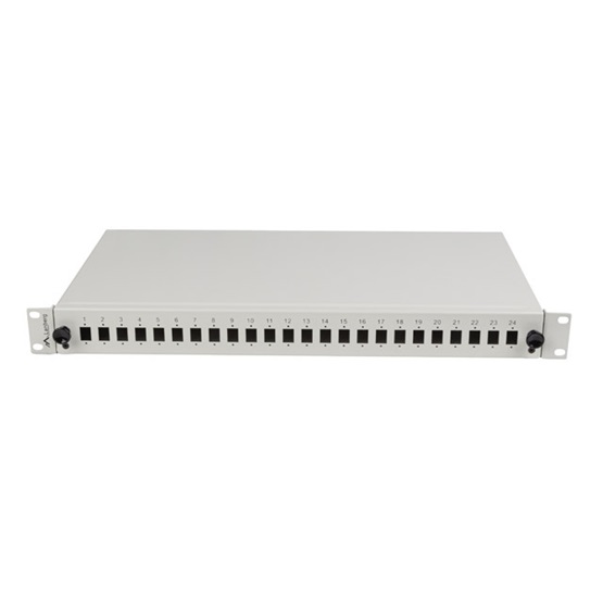 Lanberg 19"  24xSC szimplex/24xLC duplex optikai patch panel
