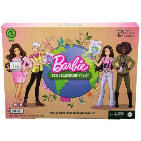 Mattel Barbie Együtt a földért karrierbabák 4db-os csomag (HCN25)