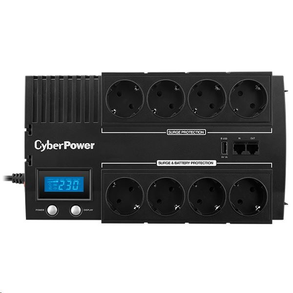CyberPower BR1200ELCD 1200VA Szünetmentes tápegység