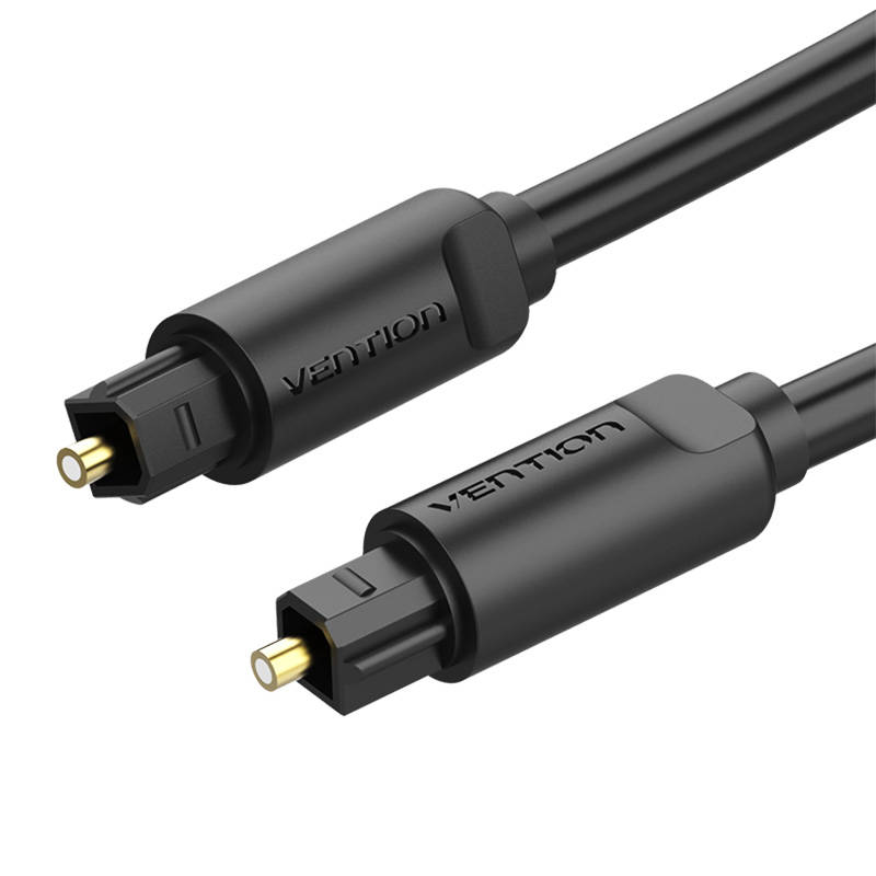 Toslink Optical Audio Cable Vention 1m (Black) Toslink Optical Audio Cable Vention 1m (Black)