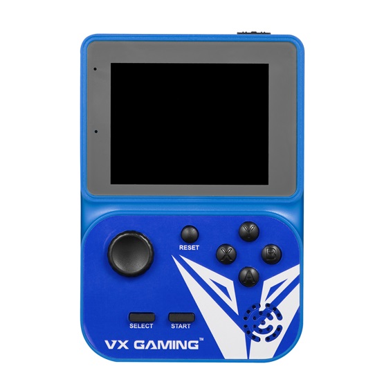 VX Gaming Új kézi Retro játék állomás 4 GB Micro SD-vel kék VX Gaming Új kézi Retro játék állomás 4 GB Micro SD-vel kék