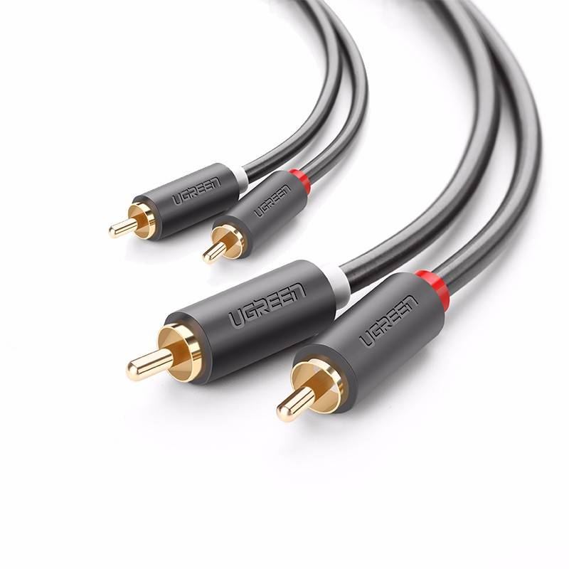 UGREEN AV104 2x RCA (Cinch) - 2x RCA (Cinch) kábel 1m fekete (30747) UGREEN AV104 2x RCA (Cinch) - 2x RCA (Cinch) kábel 1m fekete (30747)
