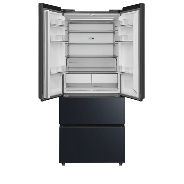 Midea MDRF600BIE70 Hűtő:276L Fagyasztó:159L No frost négyajtós hűtőszekrény Inox