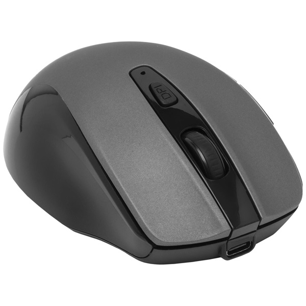 Bluestork  M-WL-OFF75-GREY  Rechargeable  1600 DPI 6 gomb  optikai Vezeték nélküli Egér  Szürke 