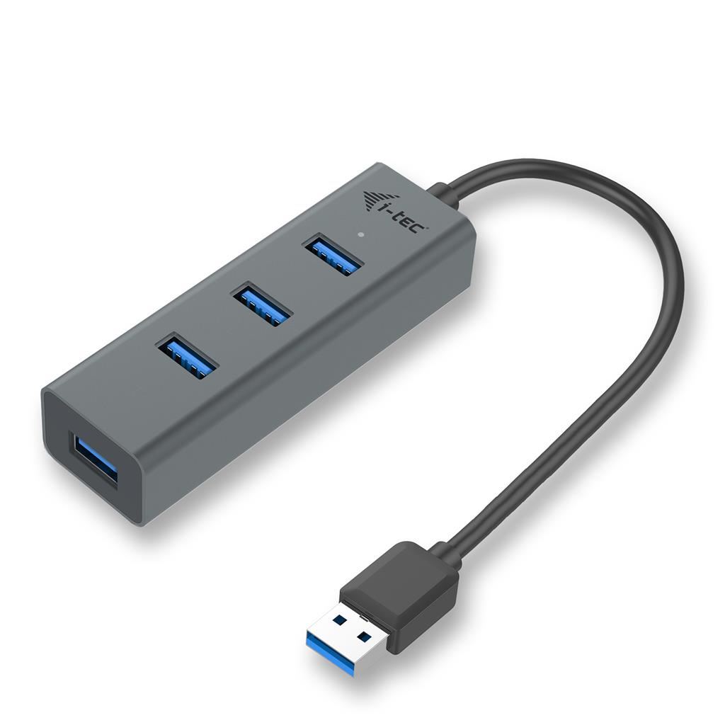 i-tec USB 3.0 Metal 4 port HUB 4x USB 3.0 passive (U3HUBMETAL403) i-tec USB 3.0 Metal 4 port HUB 4x USB 3.0 passive (U3HUBMETAL403)