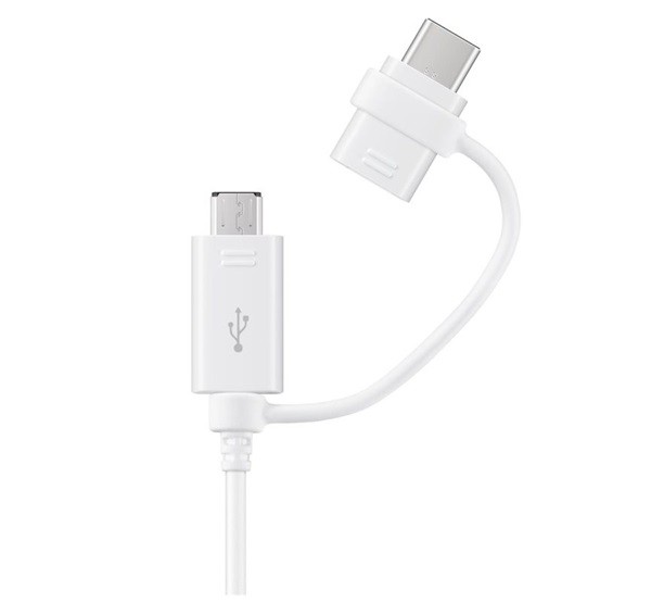SAMSUNG adatkábel és töltő 2in1 (USB - microUSB / Type-C) FEHÉR (EP-DG930DWE) SAMSUNG adatkábel és töltő 2in1 (USB - microUSB / Type-C) FEHÉR (EP-DG930DWE)