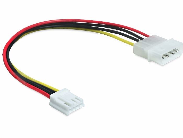 Delock 83184 molex 4 tűs apa > 3, 5" floppy táp anya 24cm