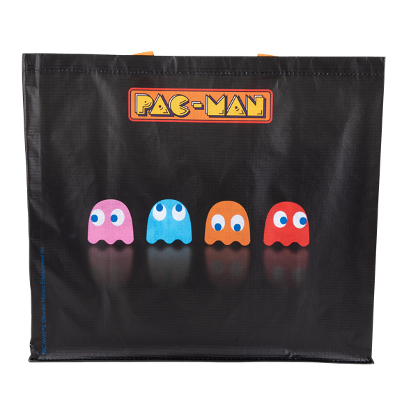 KONIX - PAC-MAN Bevásárló táska, Fekete
