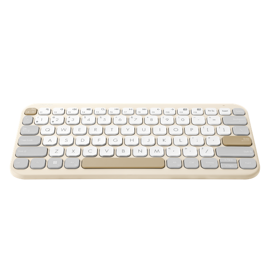 ASUS Marshmallow KW100 vezeték nélküli billentyűzet HU Oat Milk ASUS Marshmallow KW100 vezeték nélküli billentyűzet HU Oat Milk